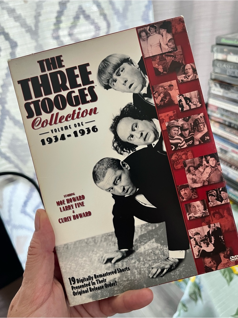The Three Stooges Collection Volume One 1934-1936 DVD - Black, White & Red